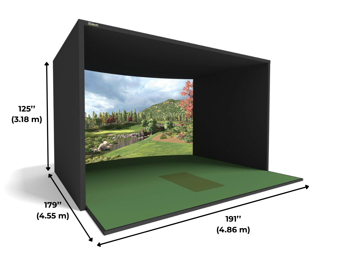 Simbooth 4 Golf Simulator Enclosure