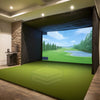 8' x 10' Golf Simulator Enclosure Kit with Screen & Side Panels