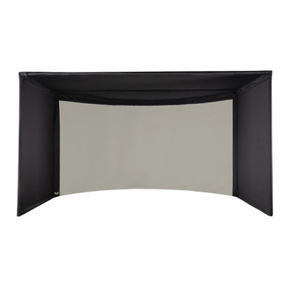 Carl's Place Curved Golf Simulator Enclosure Kit with Impact Screen
