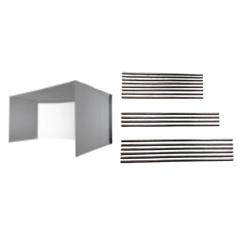 Carl's Place Back Cover Pipe Kit for Curved Golf Simulator Enclosure