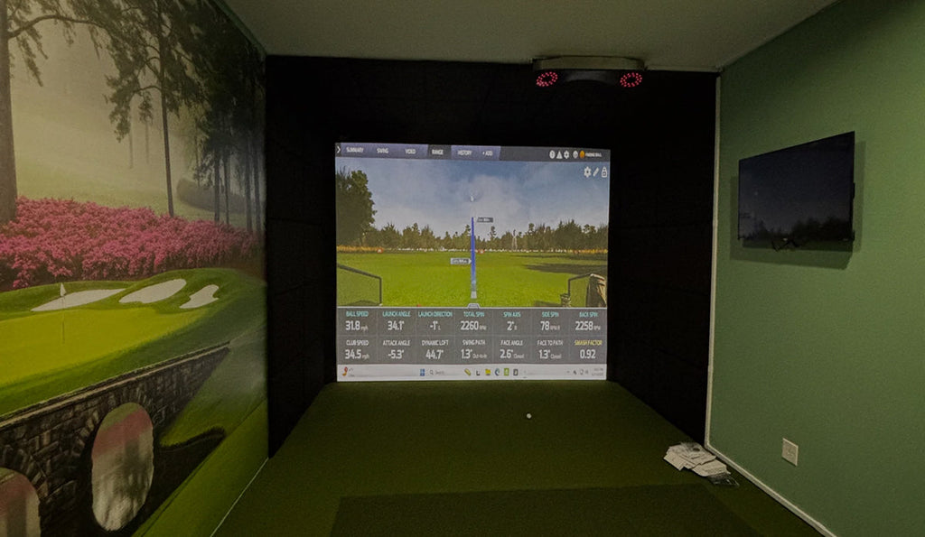 custom golf simulator installation in New York City